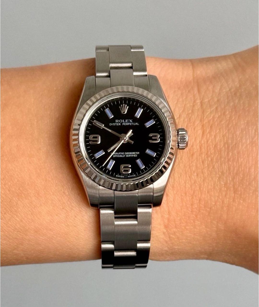 ROLEX Черные часы, фото 5