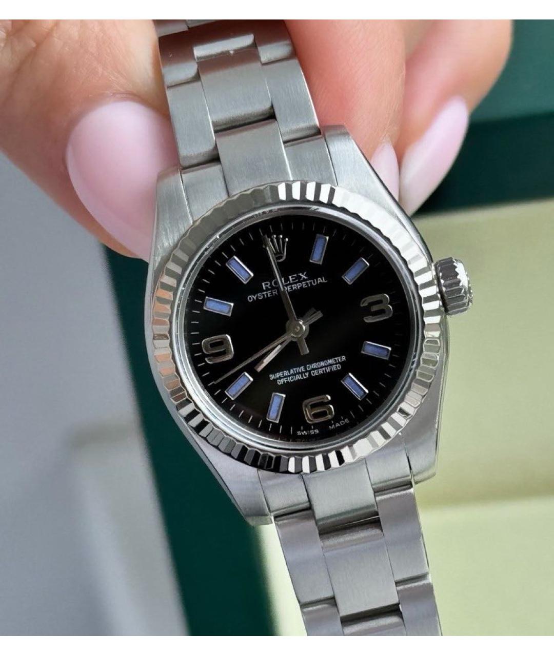 ROLEX Черные часы, фото 3