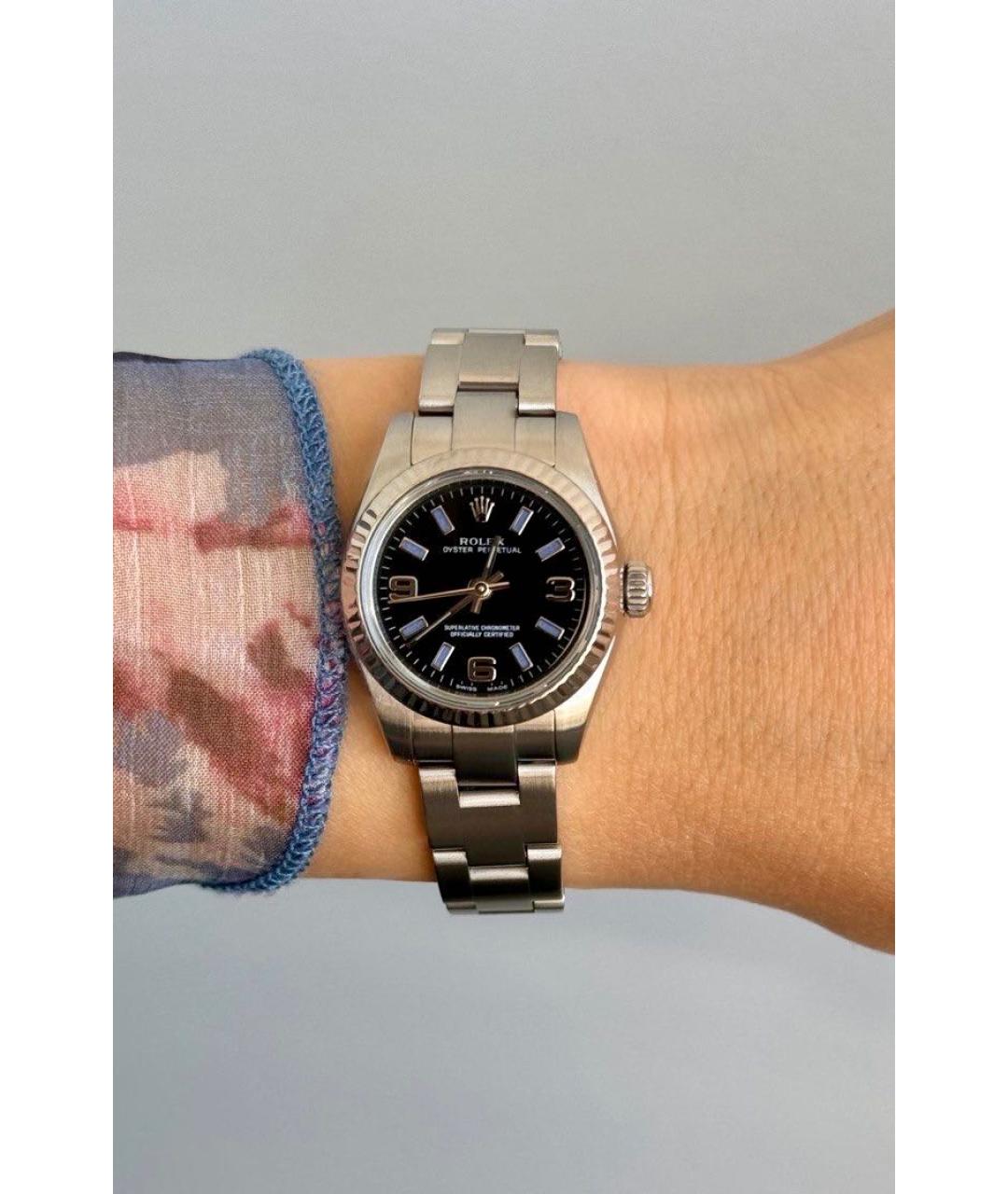 ROLEX Черные часы, фото 8