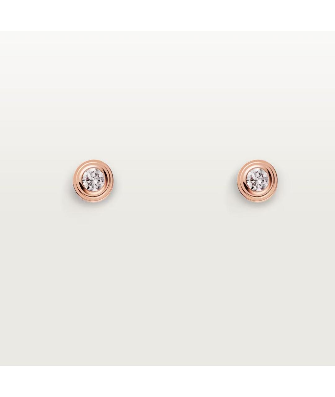 CARTIER Золотые серьги из розового золота, фото 6