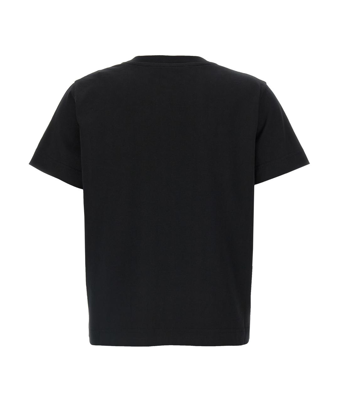 GIVENCHY Черная хлопковая футболка, фото 2