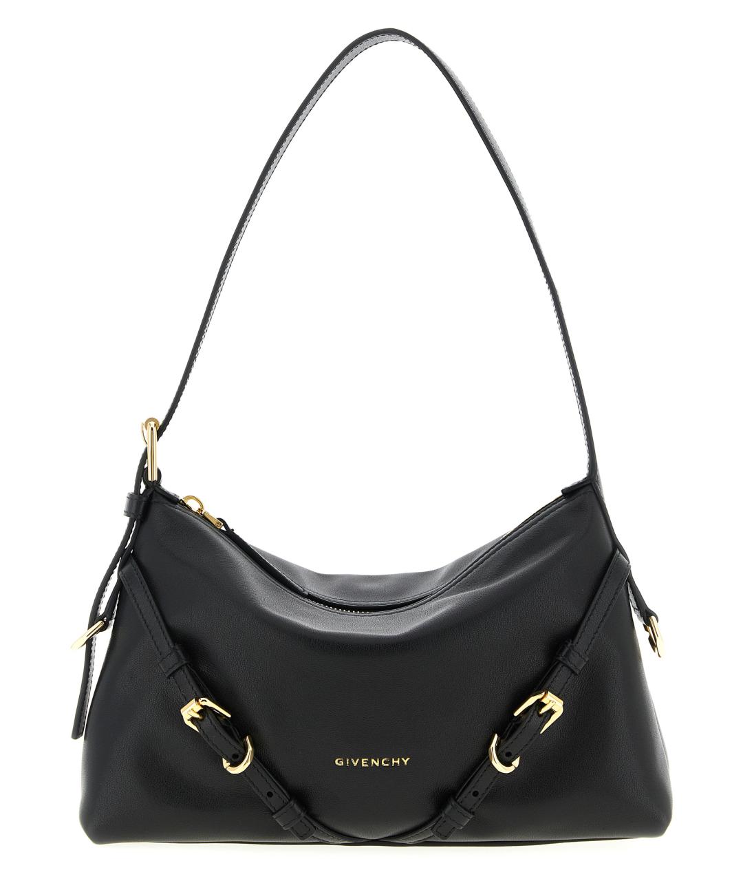 GIVENCHY Черная кожаная сумка через плечо, фото 1