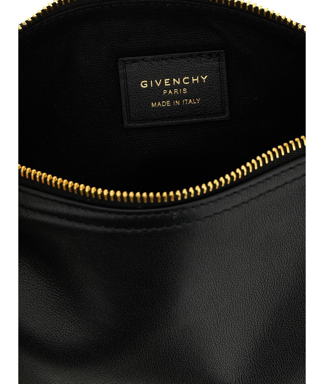 GIVENCHY Черная кожаная сумка через плечо, фото 4