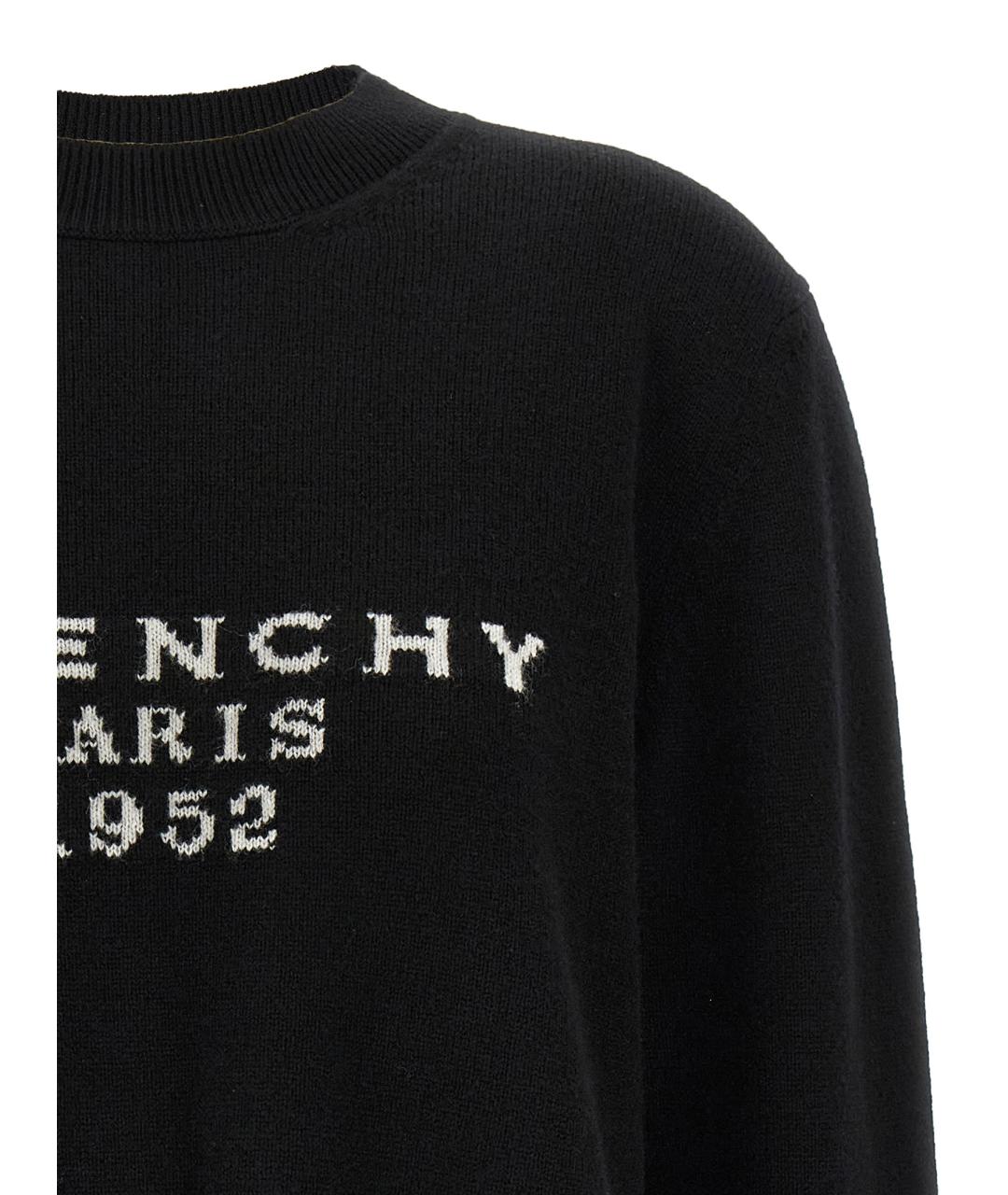 GIVENCHY Черный шерстяной джемпер / свитер, фото 3