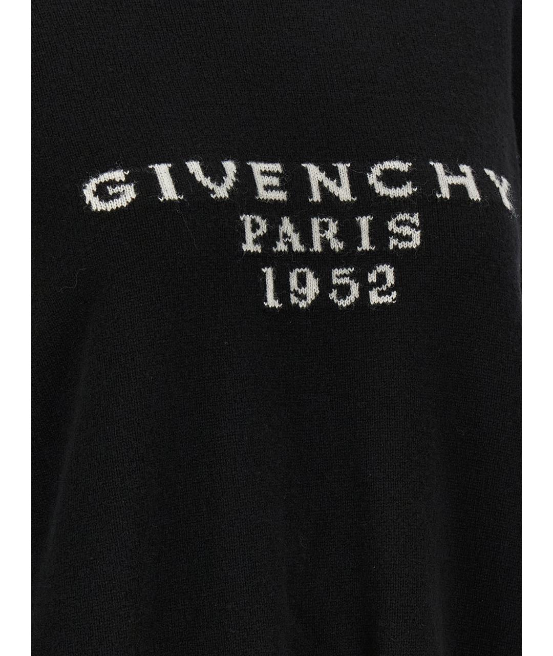 GIVENCHY Черный шерстяной джемпер / свитер, фото 4