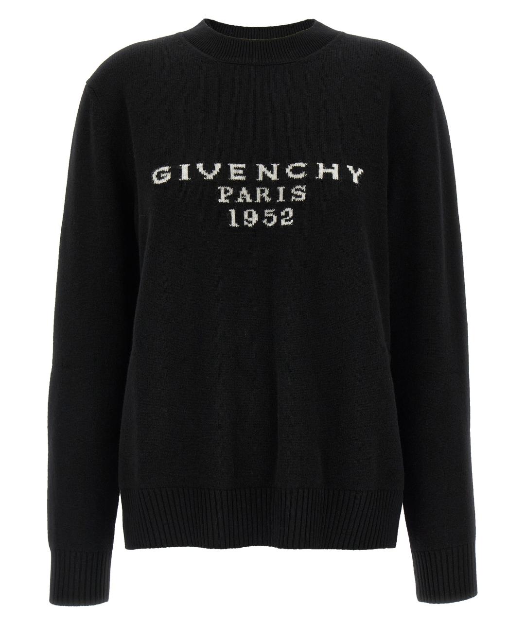 GIVENCHY Черный шерстяной джемпер / свитер, фото 1