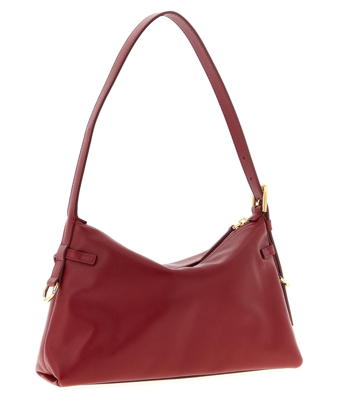 GIVENCHY Красная кожаная сумка через плечо, фото 2