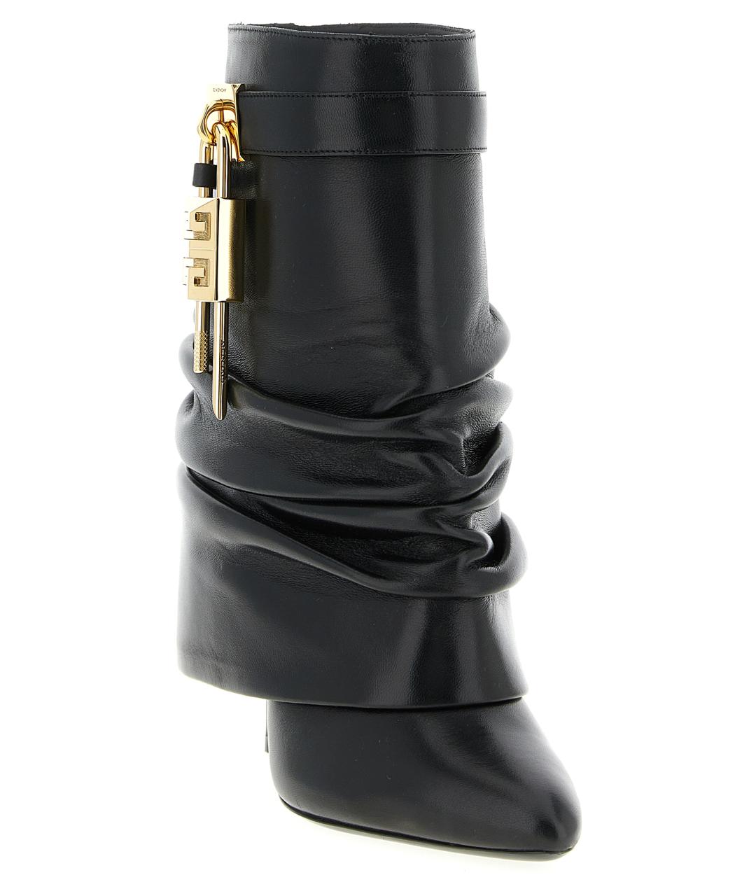 GIVENCHY Черные кожаные ботильоны, фото 3