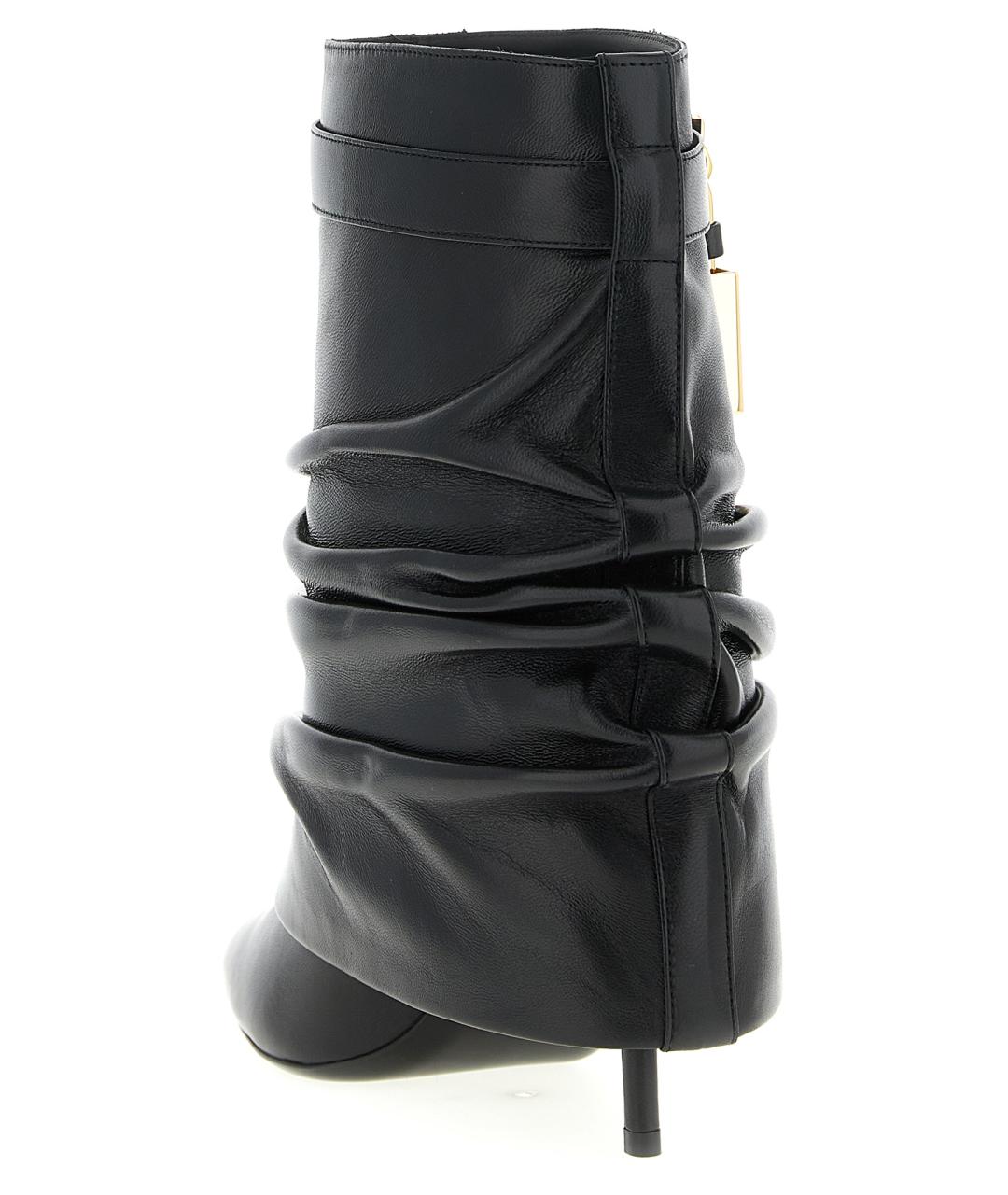 GIVENCHY Черные кожаные ботильоны, фото 4