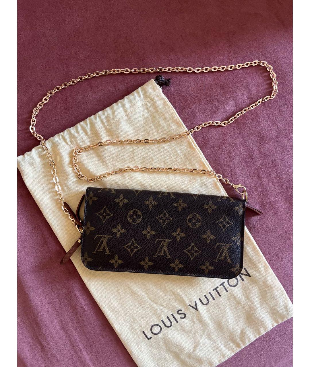 LOUIS VUITTON Коричневая сумка через плечо, фото 3