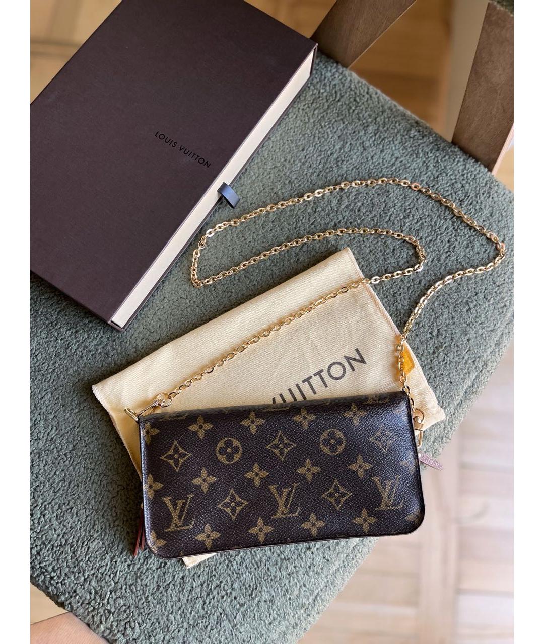 LOUIS VUITTON Коричневая сумка через плечо, фото 2