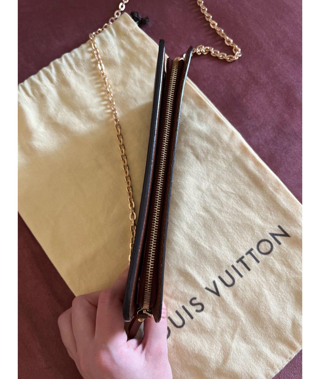 LOUIS VUITTON Коричневая сумка через плечо, фото 6