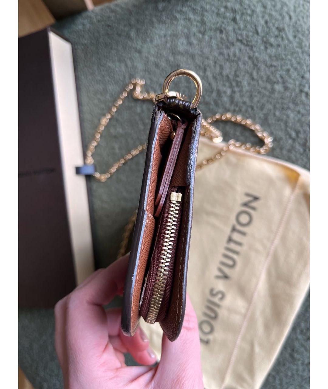 LOUIS VUITTON Коричневая сумка через плечо, фото 5
