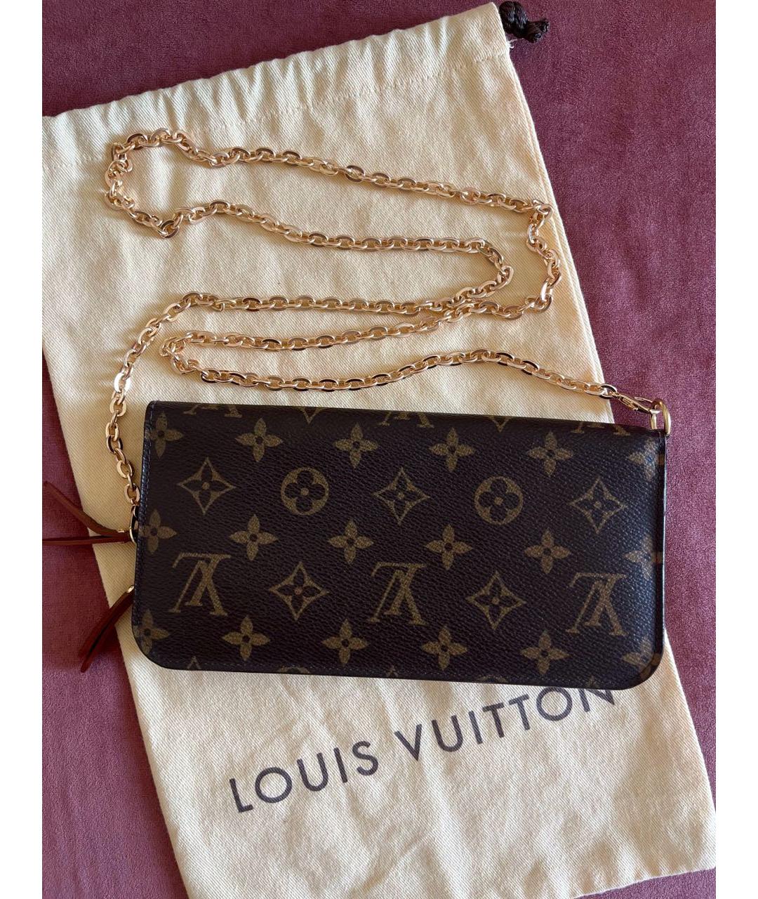 LOUIS VUITTON Коричневая сумка через плечо, фото 2