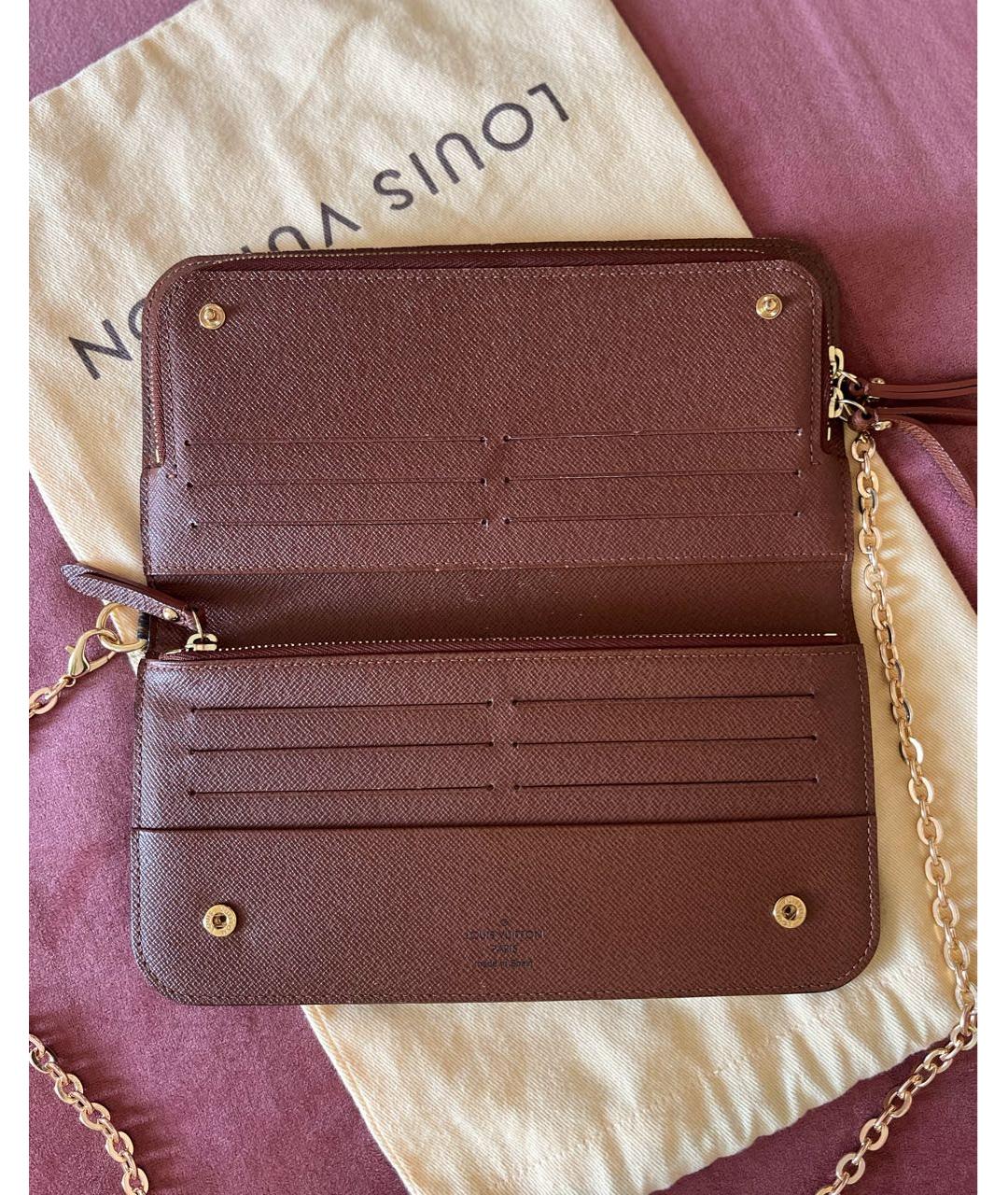 LOUIS VUITTON Коричневая сумка через плечо, фото 5