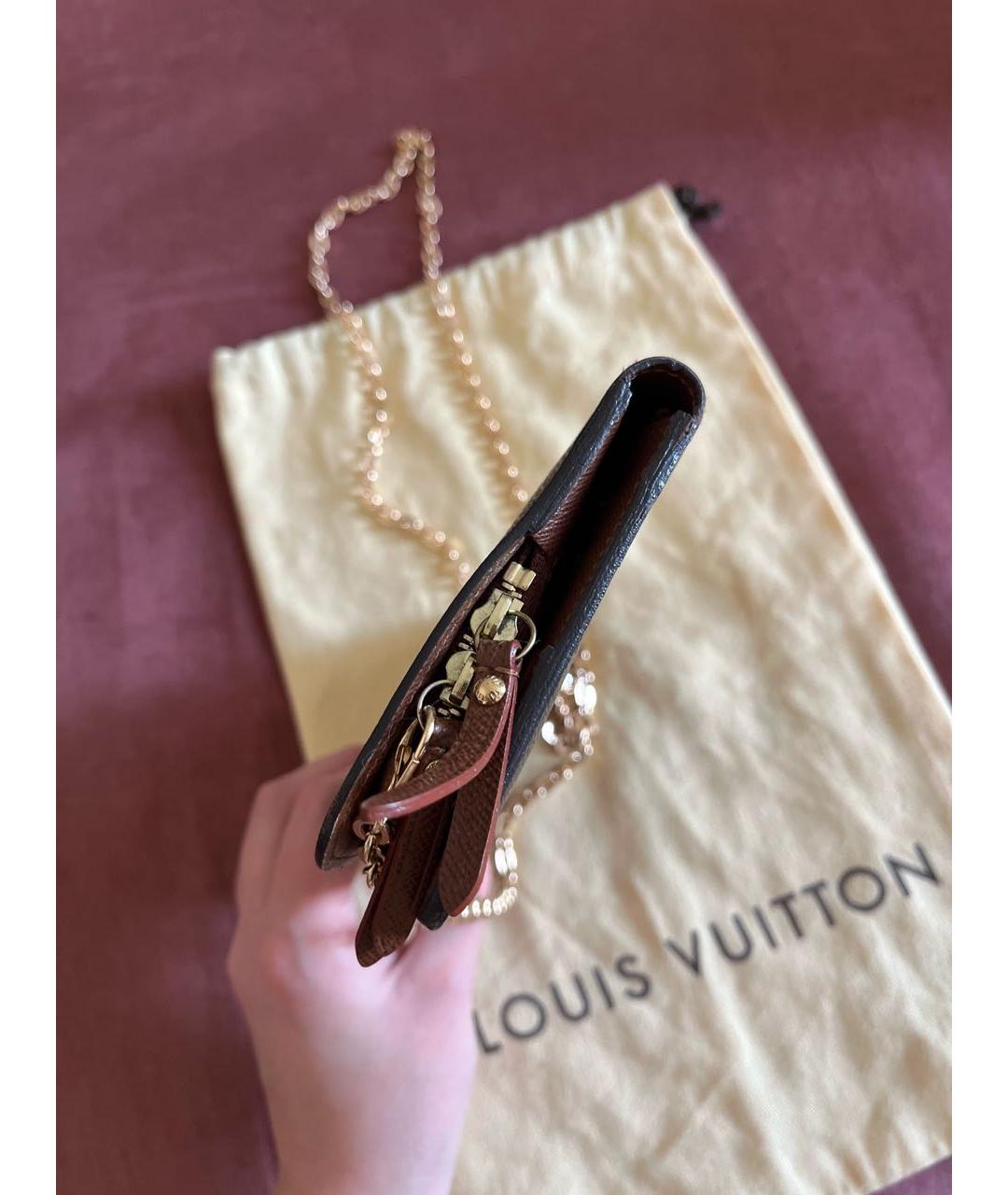 LOUIS VUITTON Коричневая сумка через плечо, фото 8