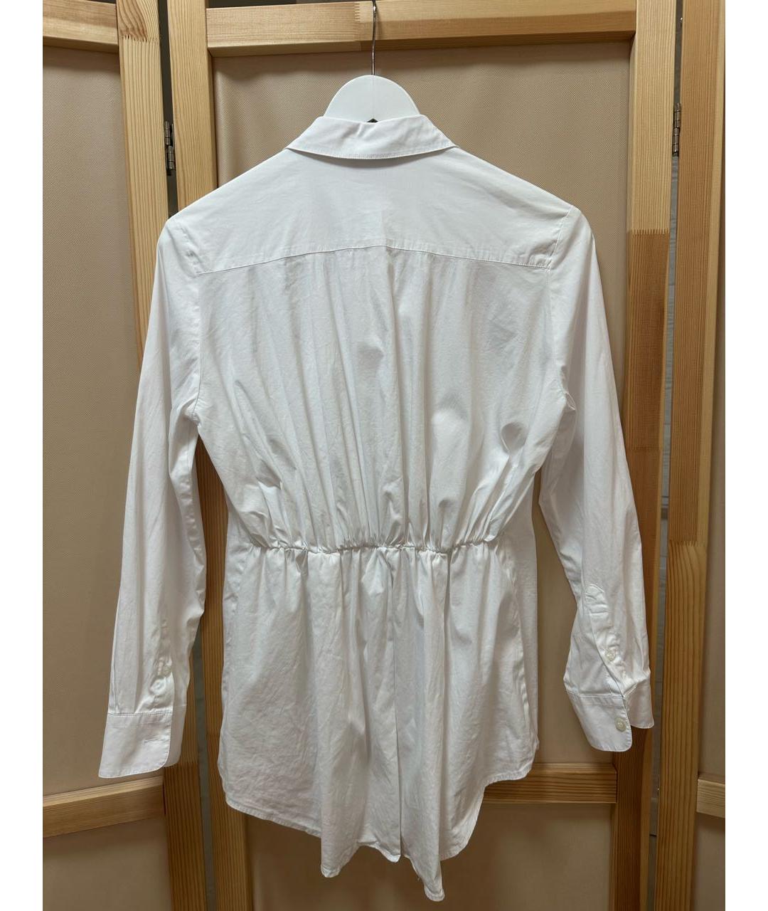 ARMANI EXCHANGE Белая хлопко-эластановая рубашка, фото 2