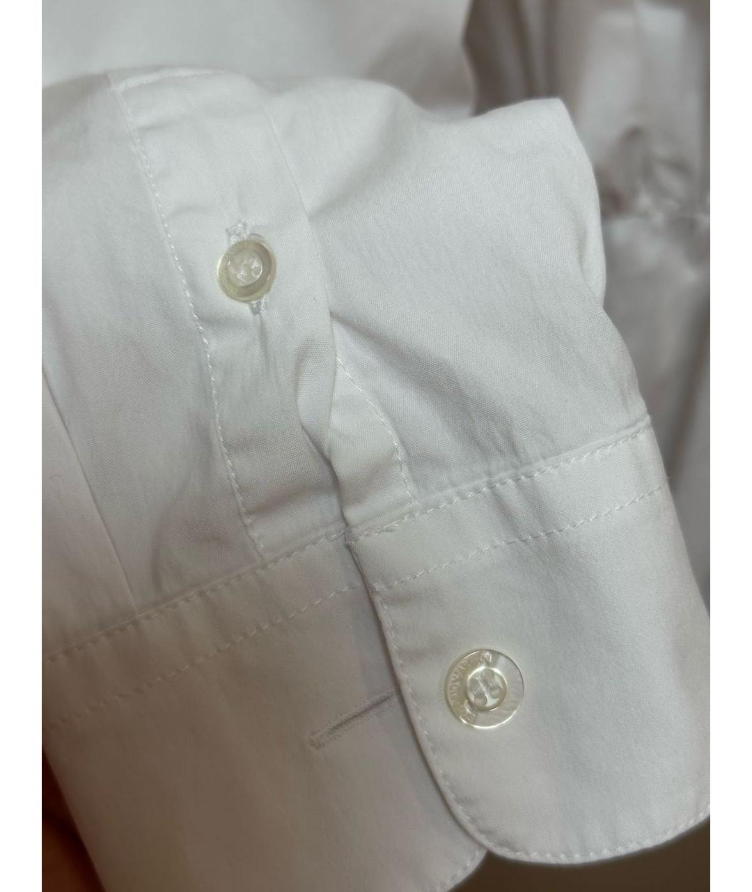 ARMANI EXCHANGE Белая хлопко-эластановая рубашка, фото 5