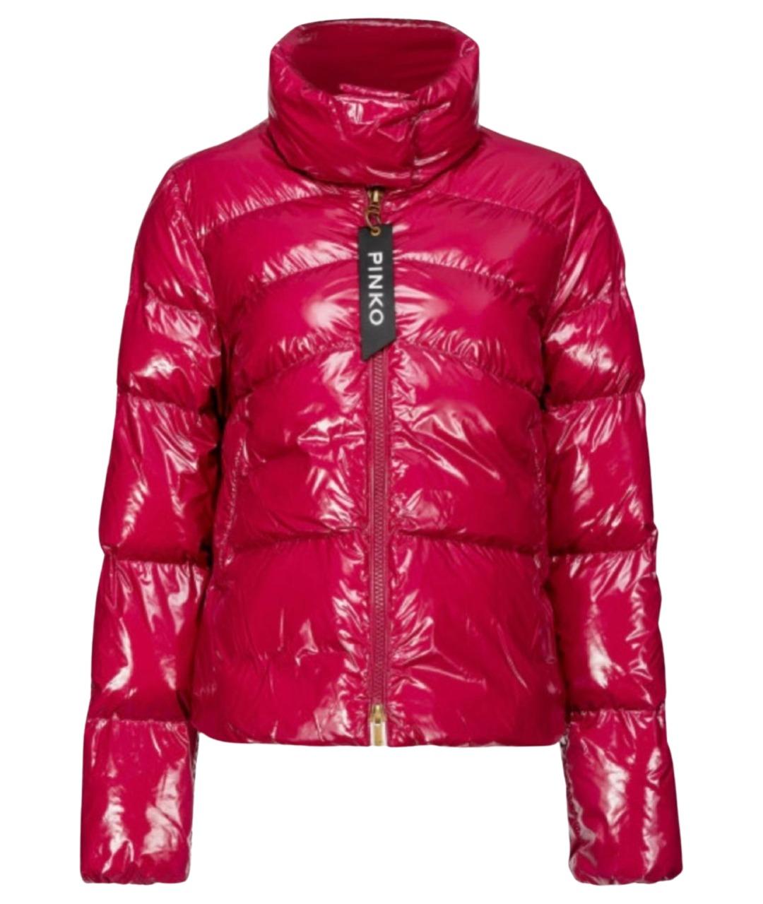 PINKO Фуксия полиамидовая куртка, фото 1