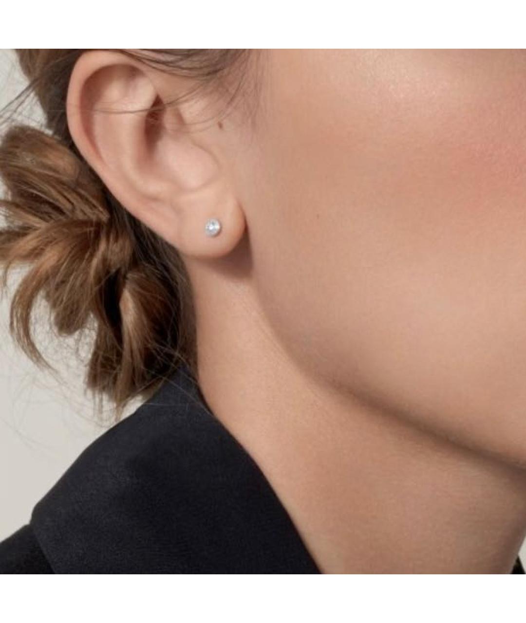 CARTIER Белые серьги из белого золота, фото 4