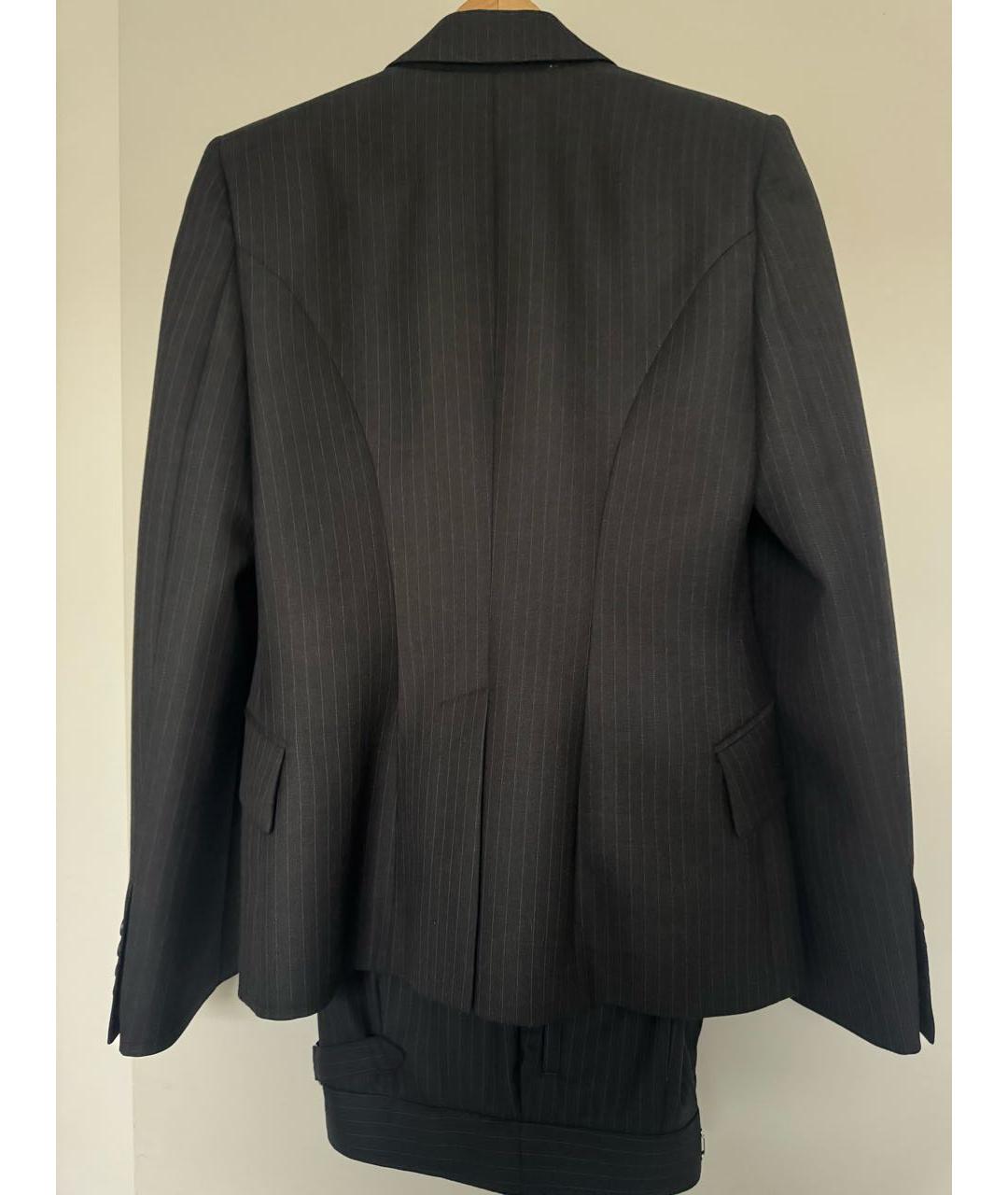 MCQ ALEXANDER MCQUEEN Серый шерстяной костюм с брюками, фото 2