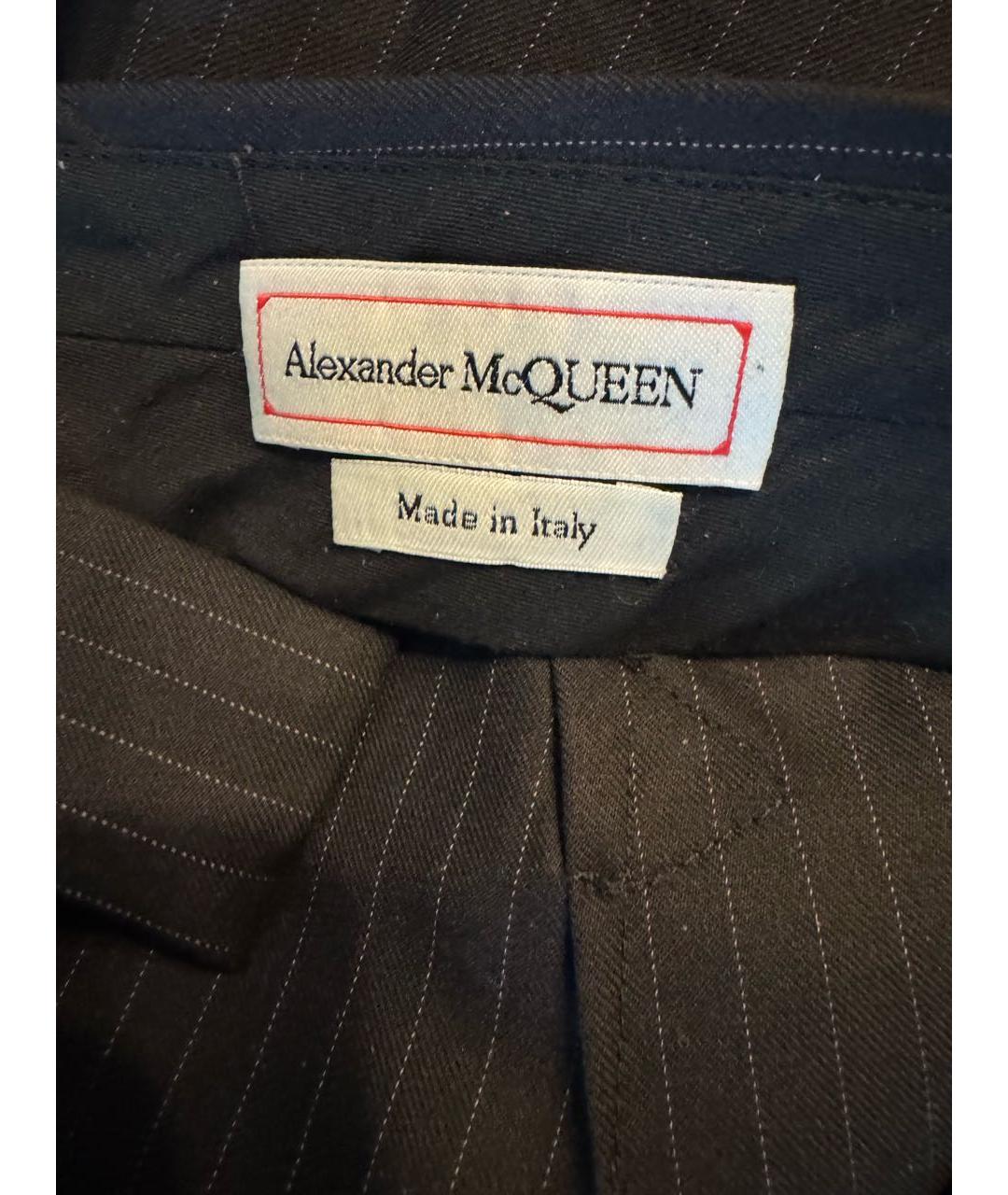 MCQ ALEXANDER MCQUEEN Серый шерстяной костюм с брюками, фото 6