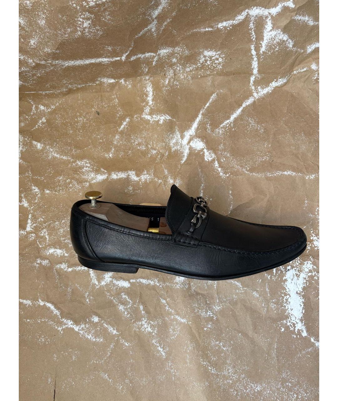 DOLCE&GABBANA Черные кожаные лоферы, фото 7