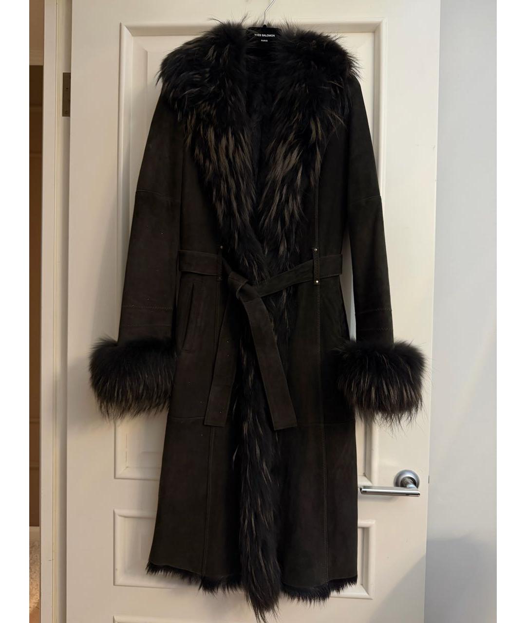 YVES SALOMON Меховая дубленка, фото 3