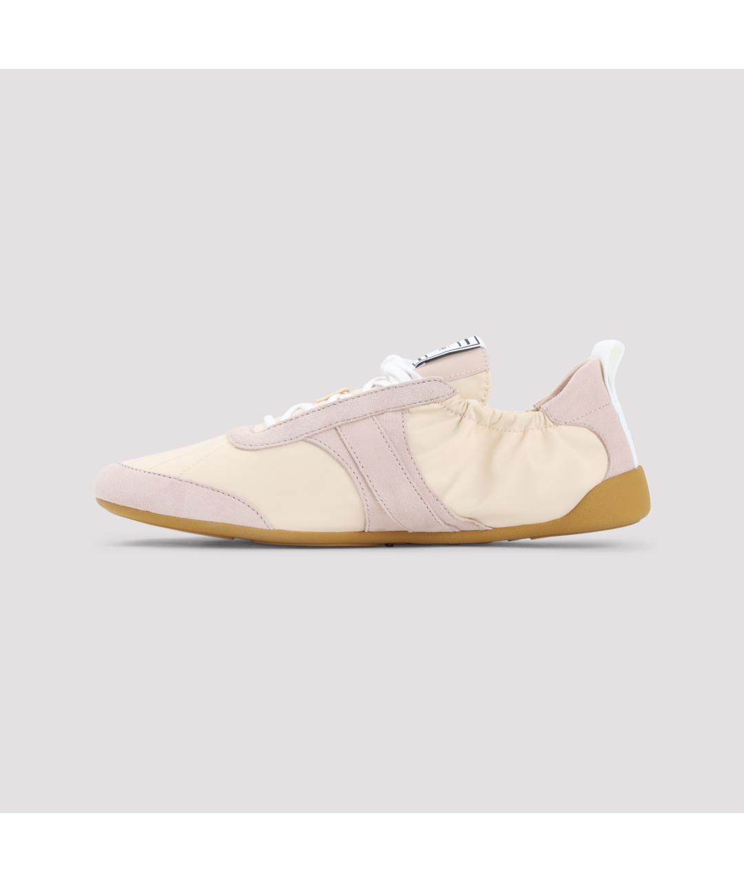 CHLOE Бежевые текстильные кроссовки, фото 2