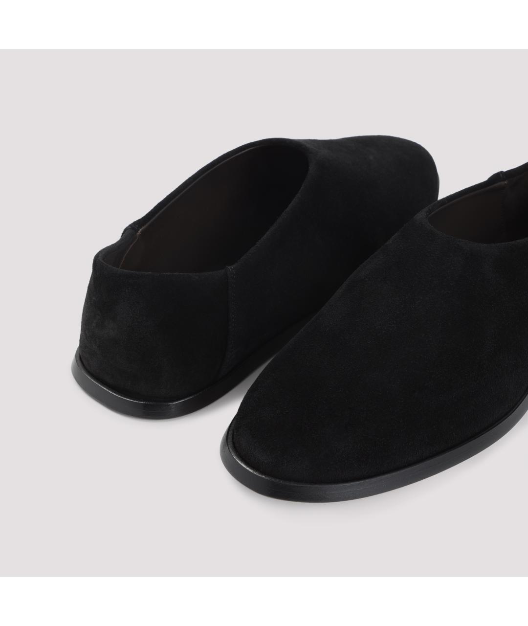 FEAR OF GOD Черные замшевые слипоны, фото 4
