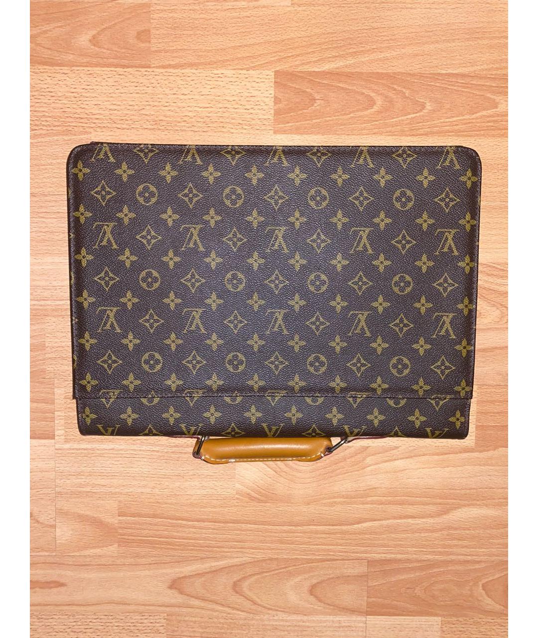 LOUIS VUITTON Коричневый портфель, фото 2