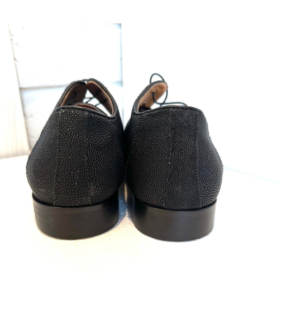 BALMAIN Черные кожаные туфли, фото 4