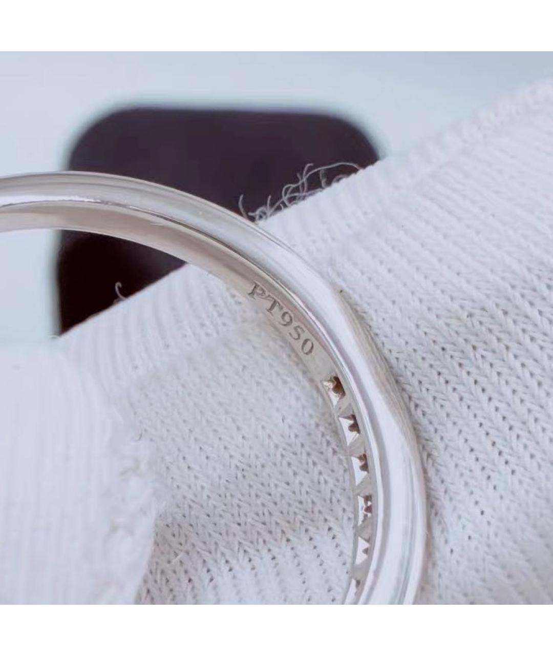 TIFFANY&CO Белое платиновое кольцо, фото 8