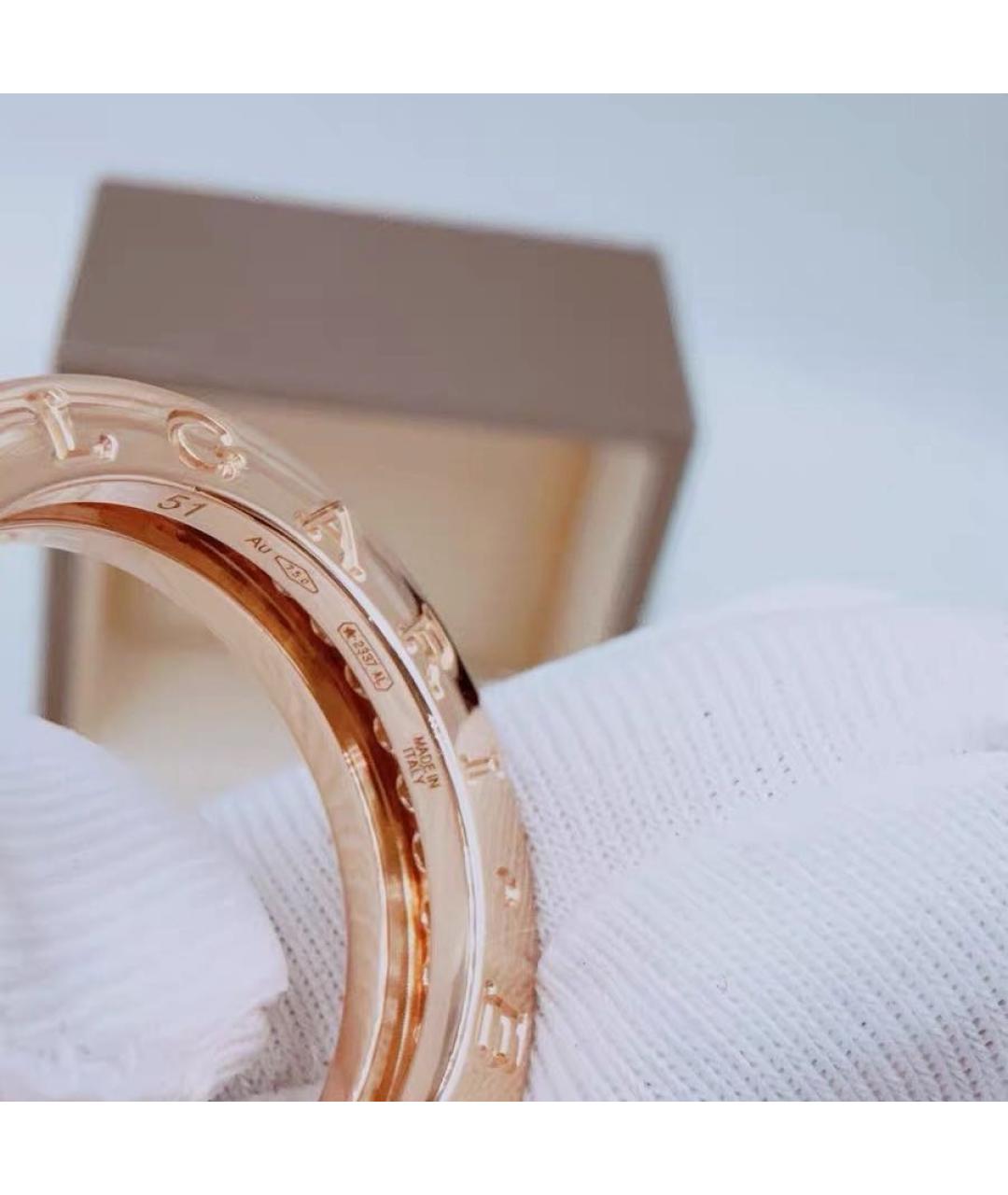 BVLGARI Розовое кольцо из розового золота, фото 8