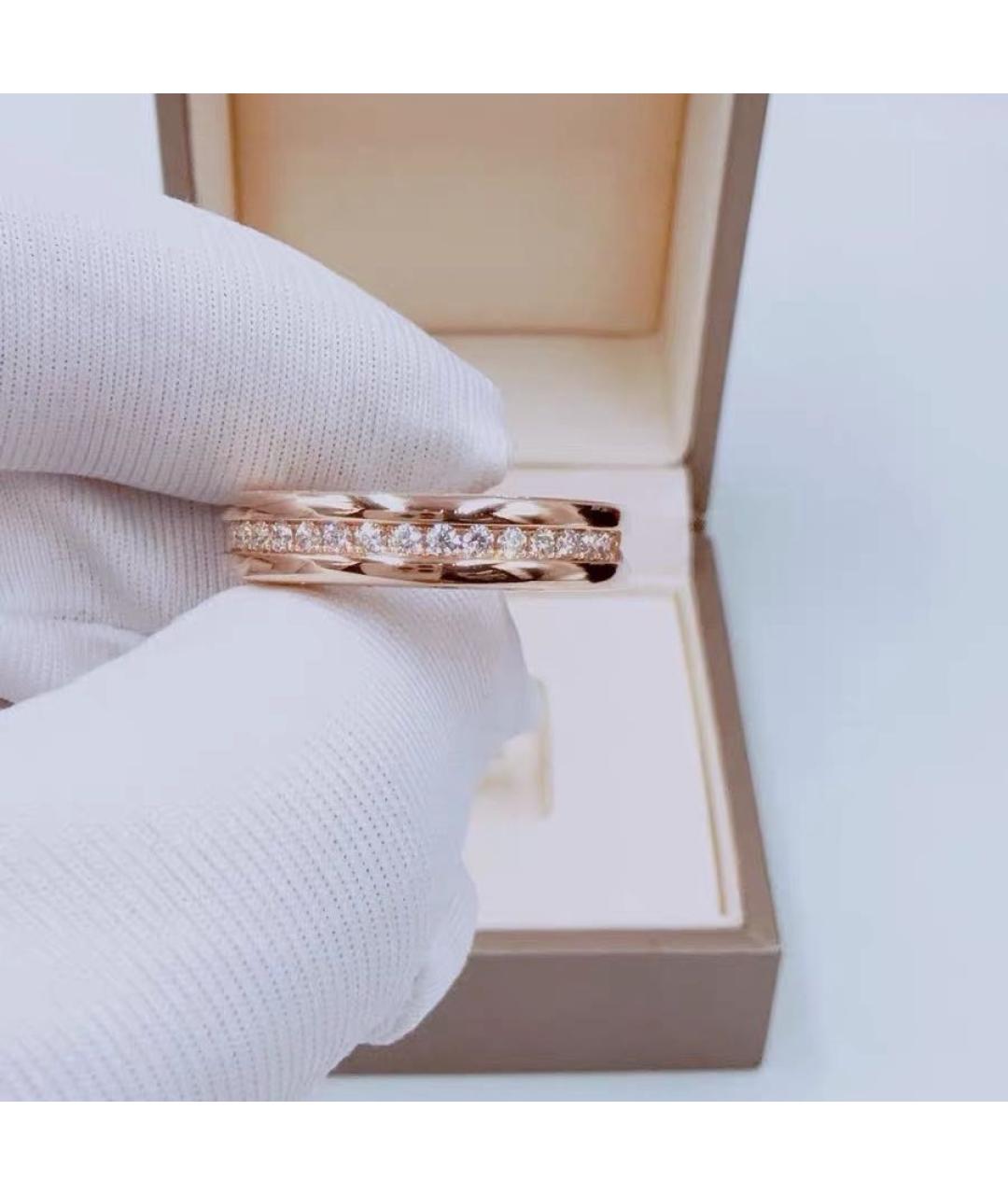 BVLGARI Розовое кольцо из розового золота, фото 3