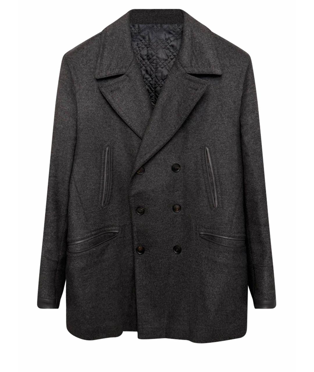 BRIONI Коричневое хлопковое пальто, фото 1