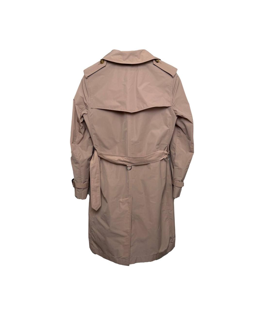 BURBERRY Бежевый хлопковый тренч/плащ, фото 3