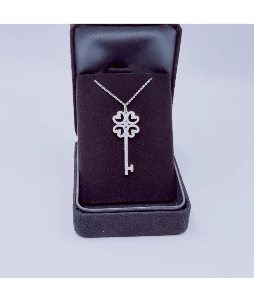 TIFFANY&CO Белое платиновое колье, фото 3