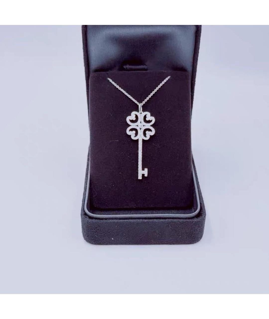 TIFFANY&CO Белое платиновое колье, фото 2