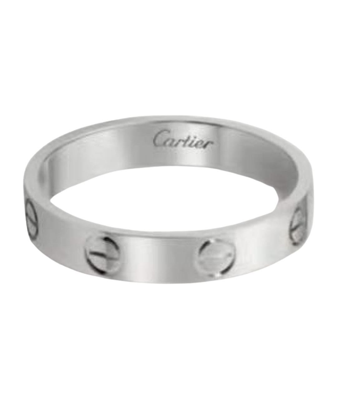 CARTIER Белое кольцо из белого золота, фото 1