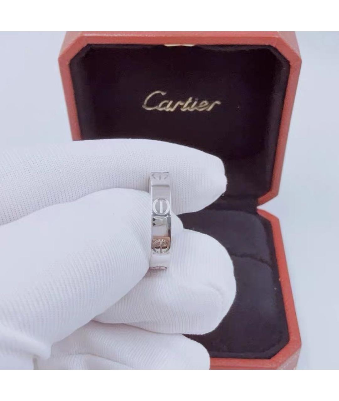 CARTIER Белое кольцо из белого золота, фото 3