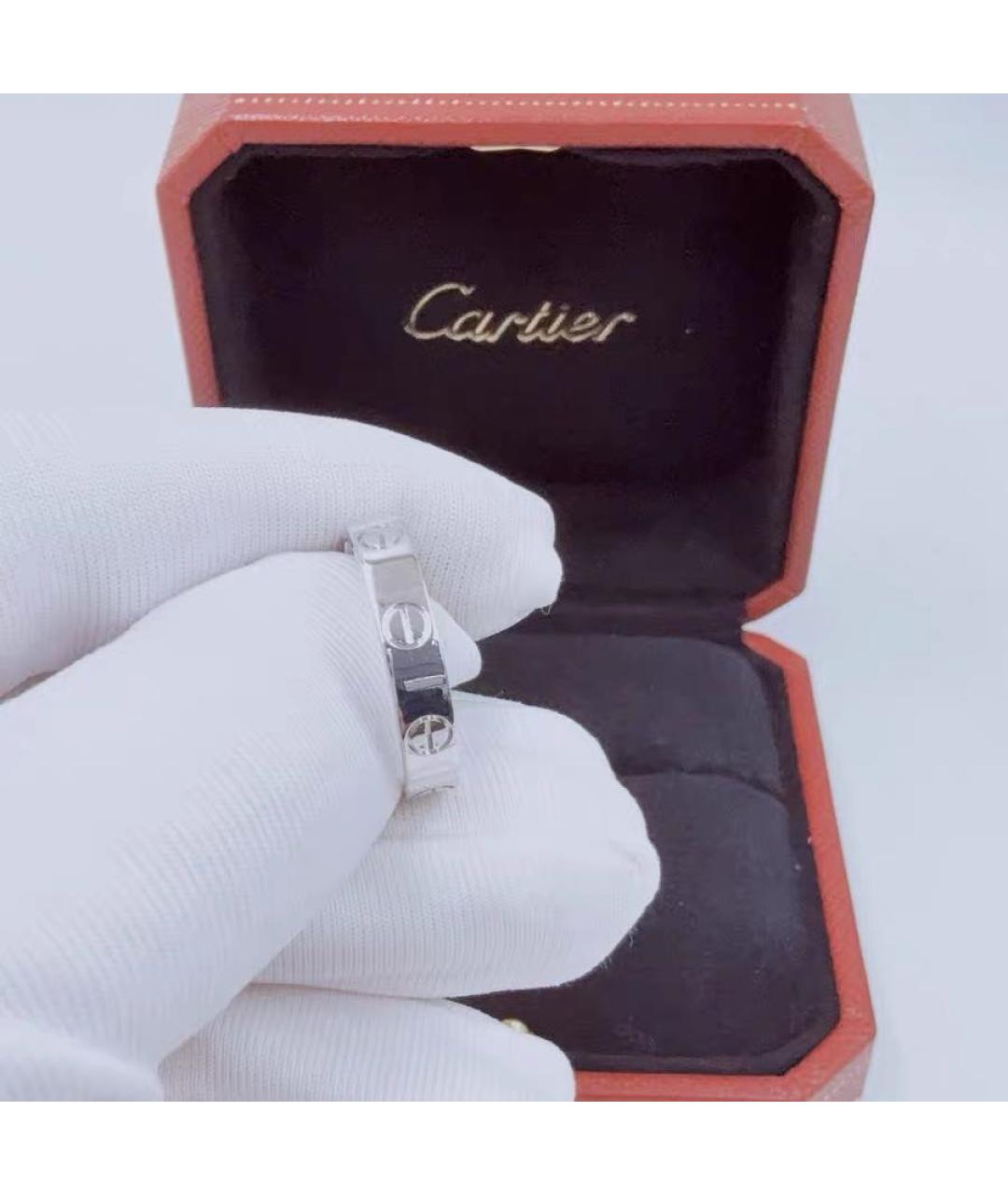 CARTIER Белое кольцо из белого золота, фото 4