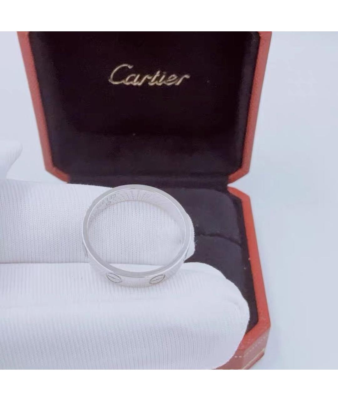 CARTIER Белое кольцо из белого золота, фото 6