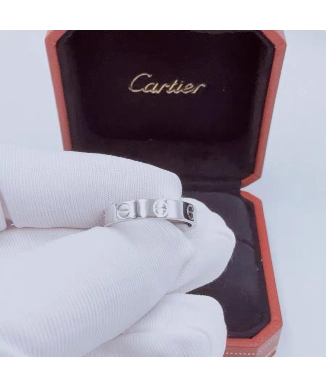 CARTIER Белое кольцо из белого золота, фото 2