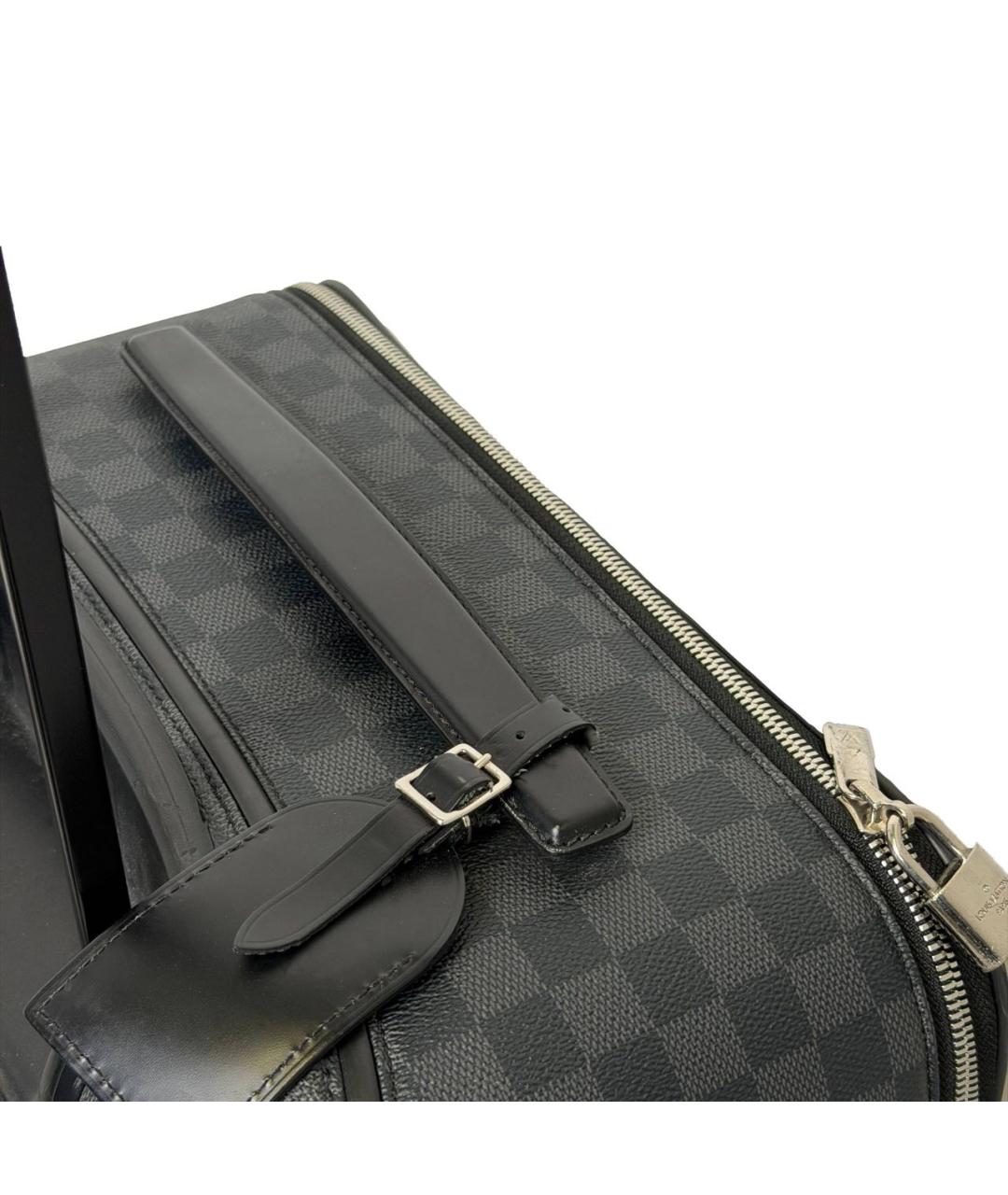 LOUIS VUITTON Черный чемодан, фото 4