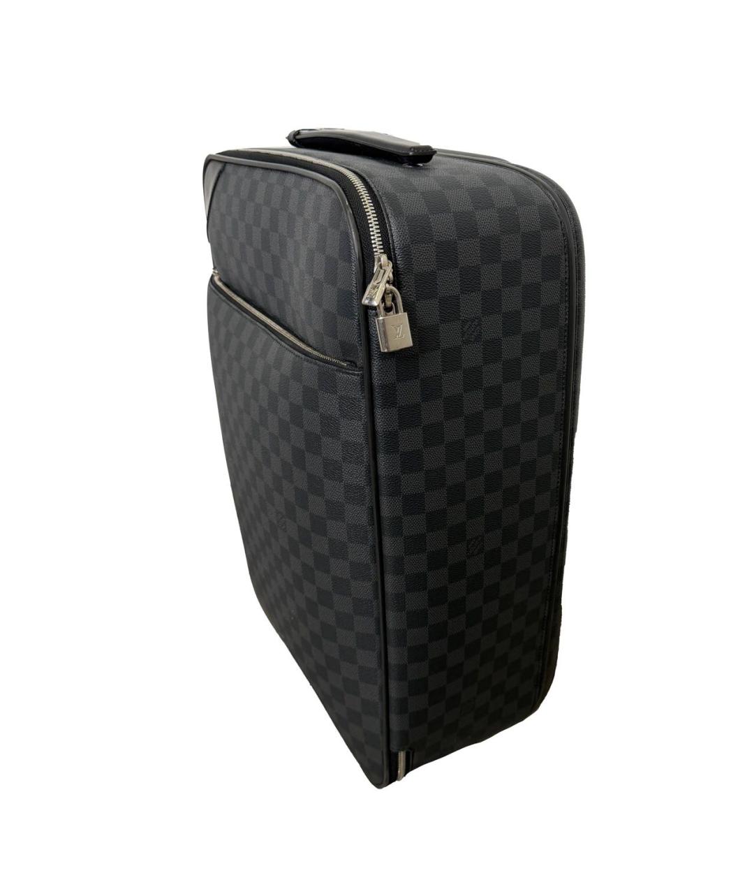 LOUIS VUITTON Черный чемодан, фото 3