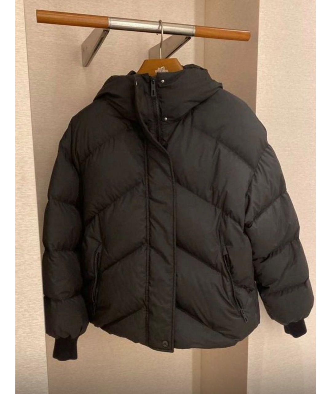 HERMES Черный пуховик, фото 9