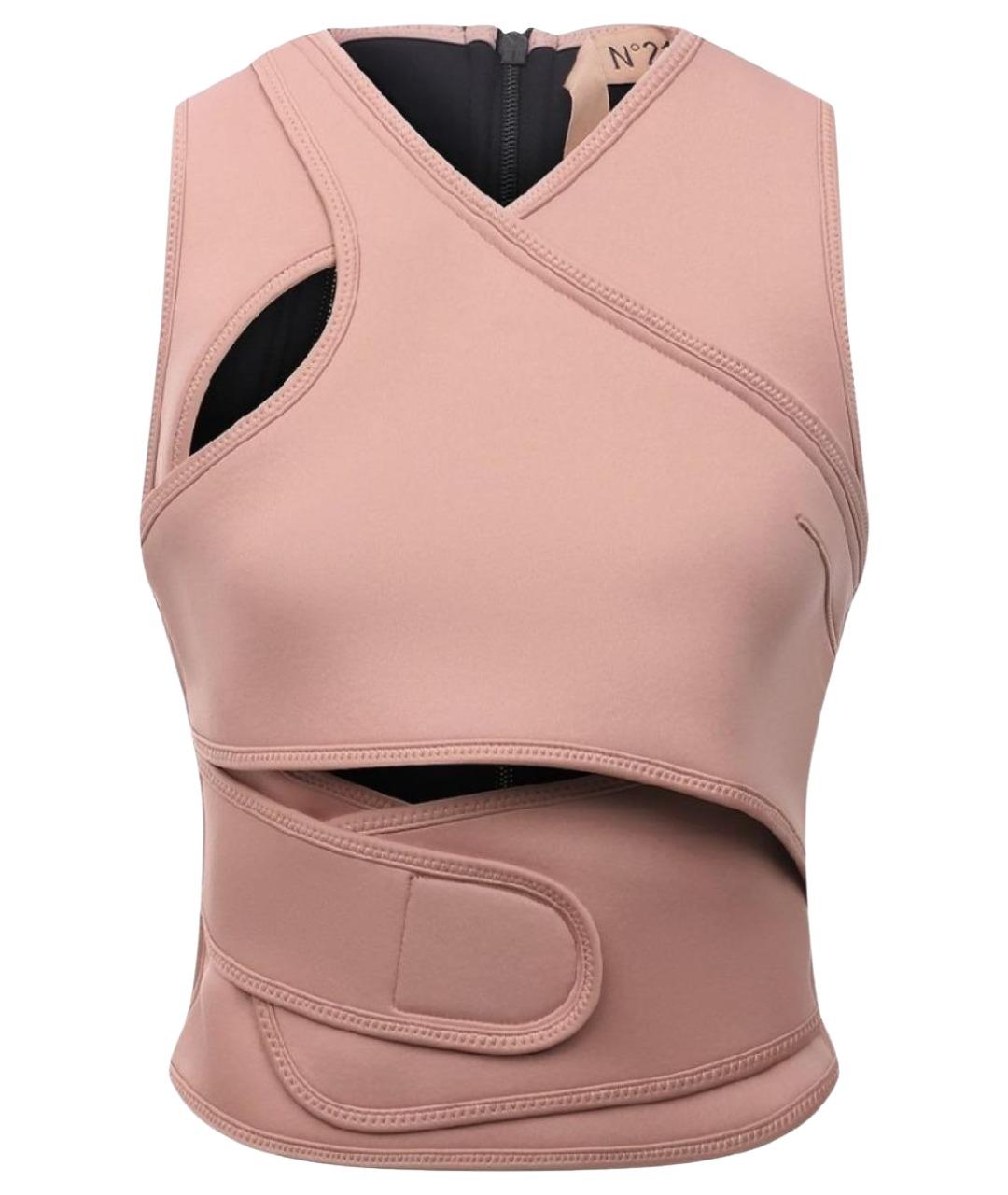 NO. 21 Коралловая полиэстеровая майка, фото 1