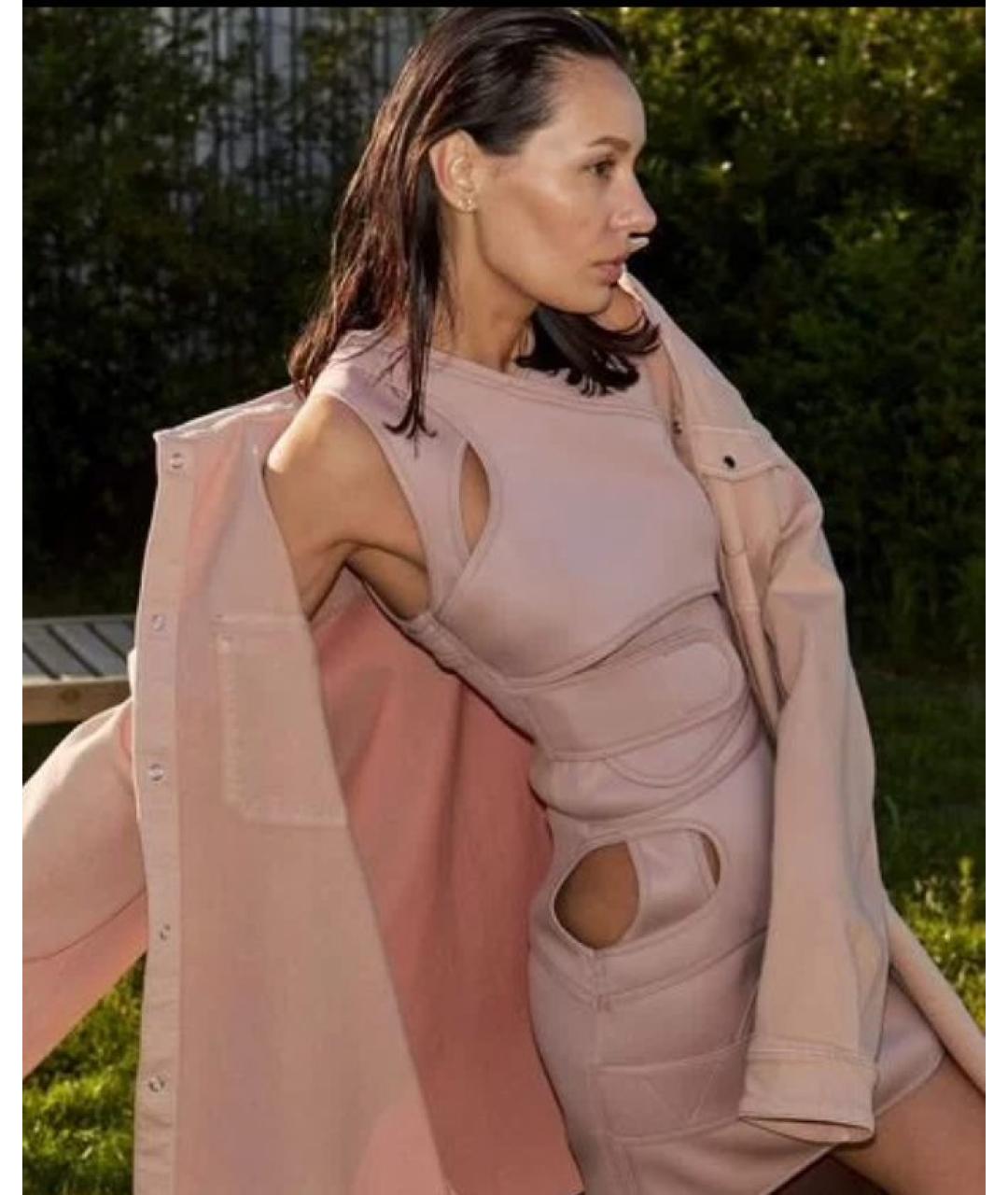 NO. 21 Коралловая полиэстеровая майка, фото 5