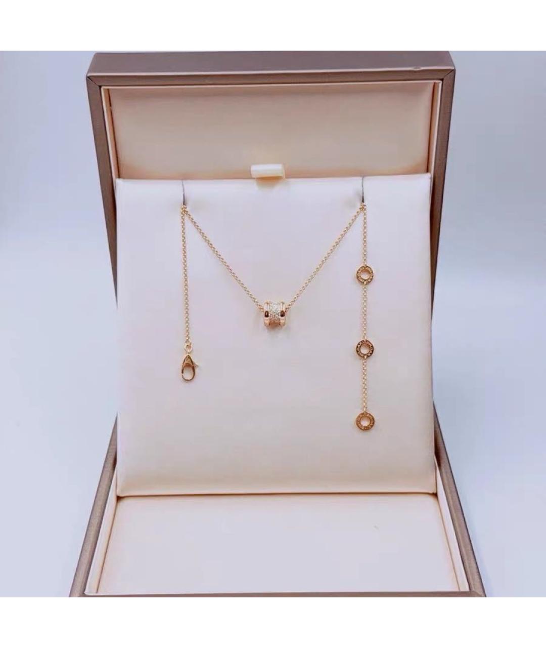 BVLGARI Розовое колье из розового золота, фото 2